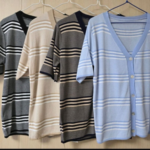 아이엠니트 반팔 가디건 4장 세트 새상품