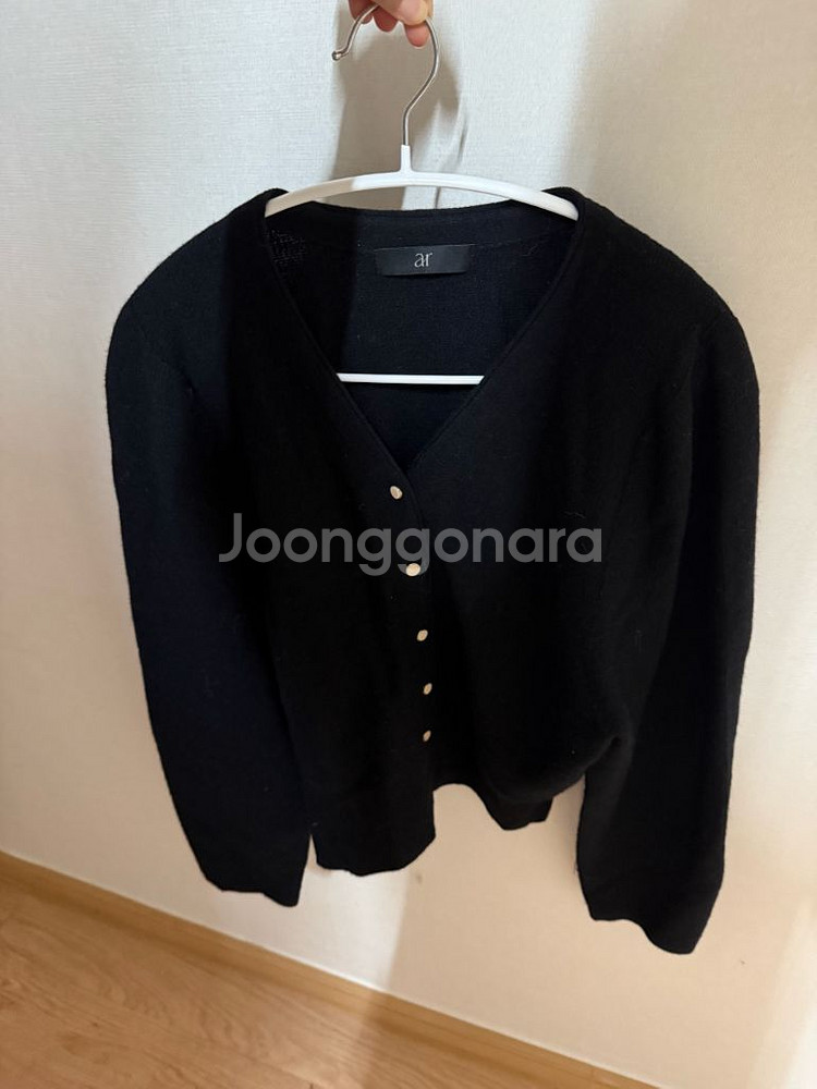 어라운드율 에떼 가디건 블랙--9