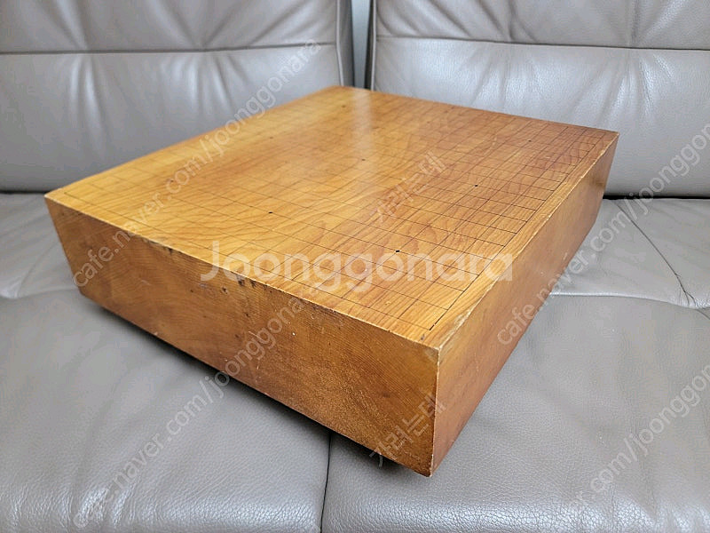 (행자반) 은행나무 원목4호 원형다리 바둑판--1