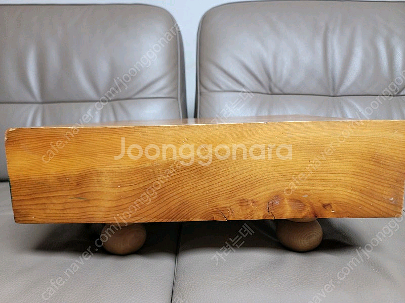 (행자반) 은행나무 원목4호 원형다리 바둑판--4