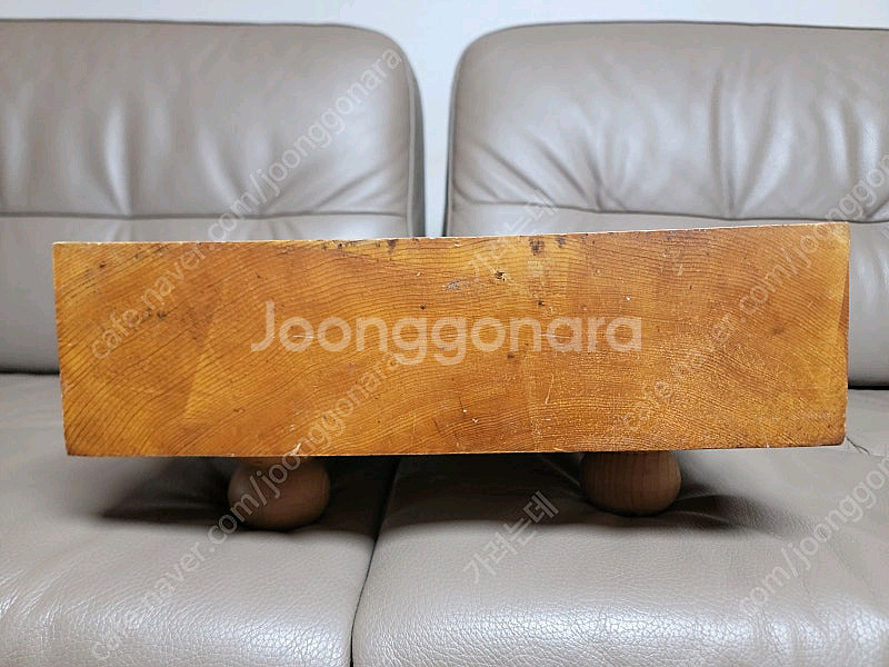 (행자반) 은행나무 원목4호 원형다리 바둑판--3