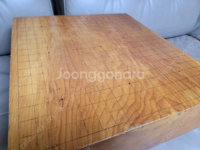 (행자반) 은행나무 원목4호 원형다리 바둑판--7