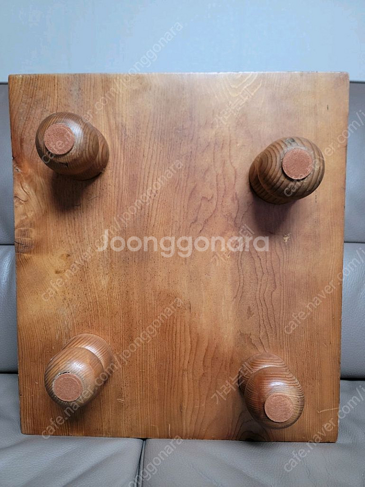 (행자반) 은행나무 원목4호 원형다리 바둑판--6