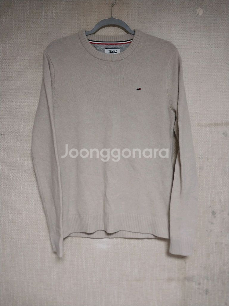 타미힐피거/100) 라운드 니트--0