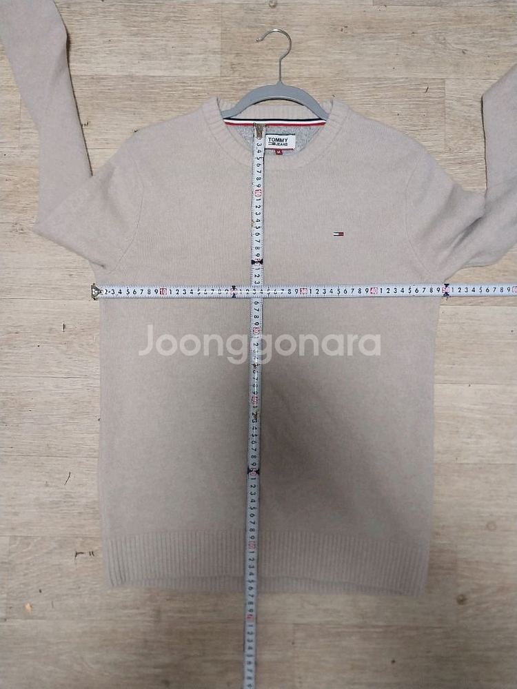 타미힐피거/100) 라운드 니트--2