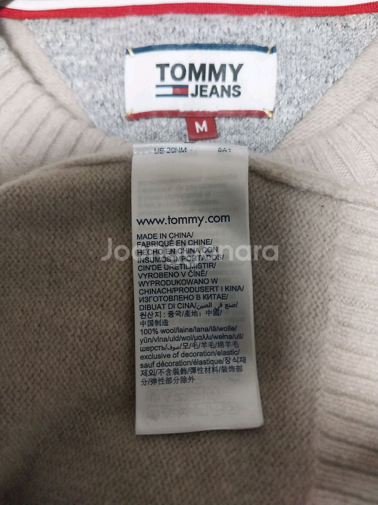 타미힐피거/100) 라운드 니트--3