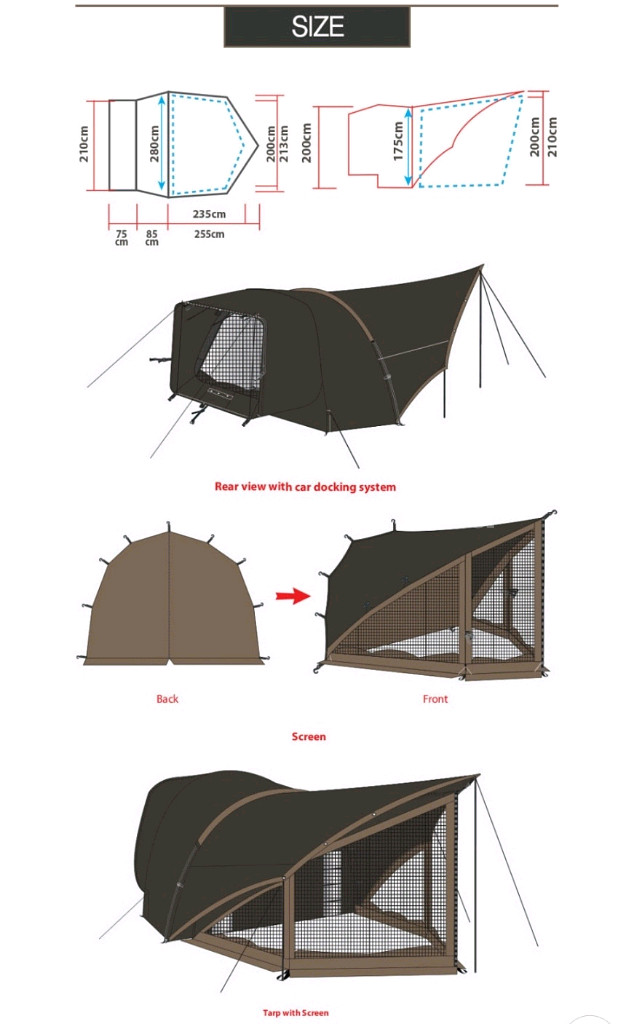 ZED 2WAY 타프 풀스크린 II (제드 2웨이) 팝--1