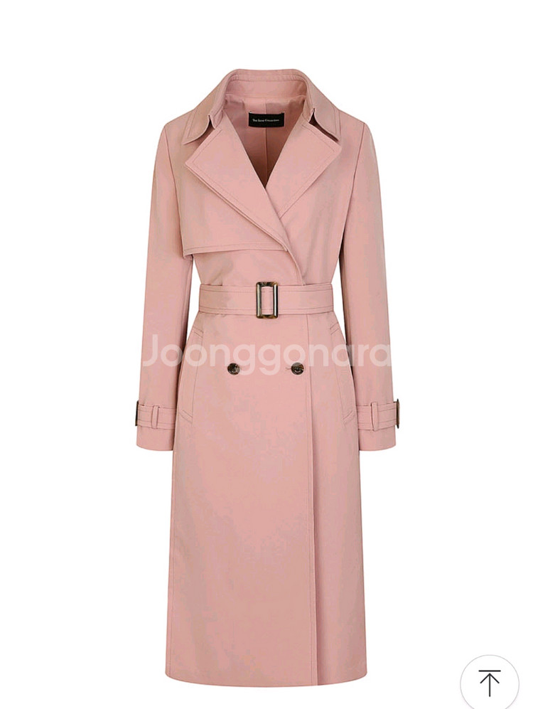 더아이잗컬렉션 핑크트렌치코트--1