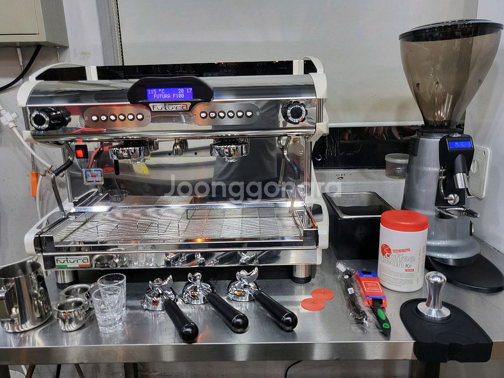 포투라F100 커피머신 마캅MXD자동그라인더 포함--0
