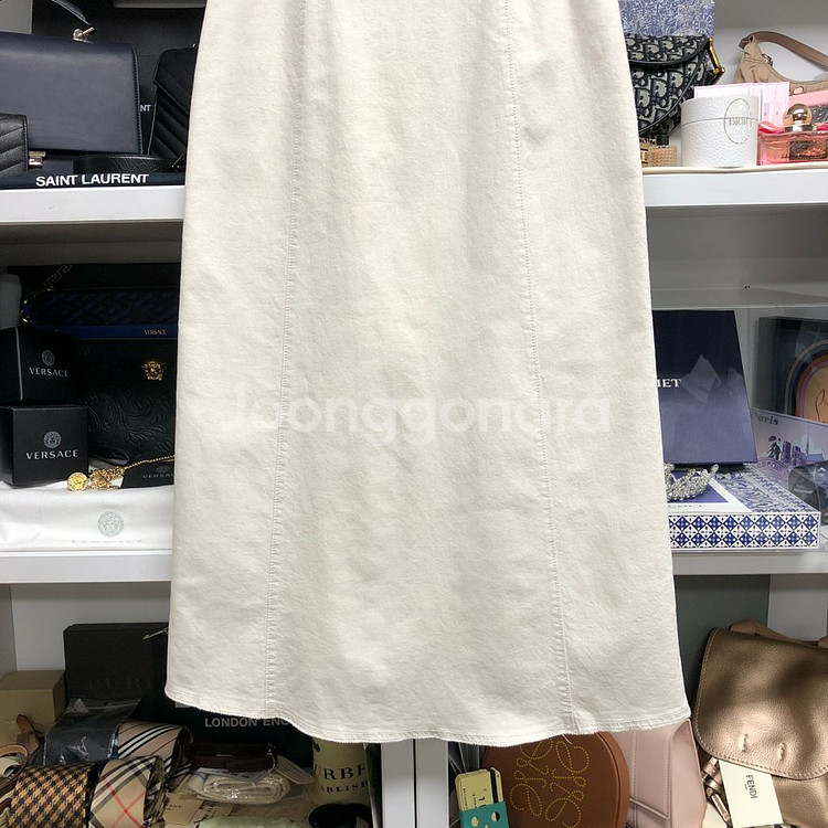 [LANVIN] 랑방컬렉션 린넨 블렌드 롱 스커트--6