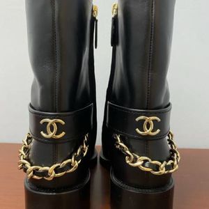 샤넬 cc로고 체인 부츠 22fw 사이즈 37