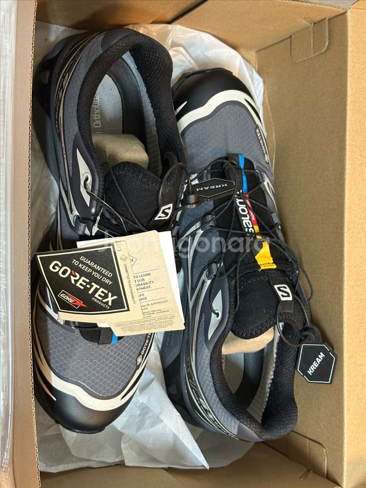 살로몬 XT-6 고어텍스 블랙 에보니 270--0