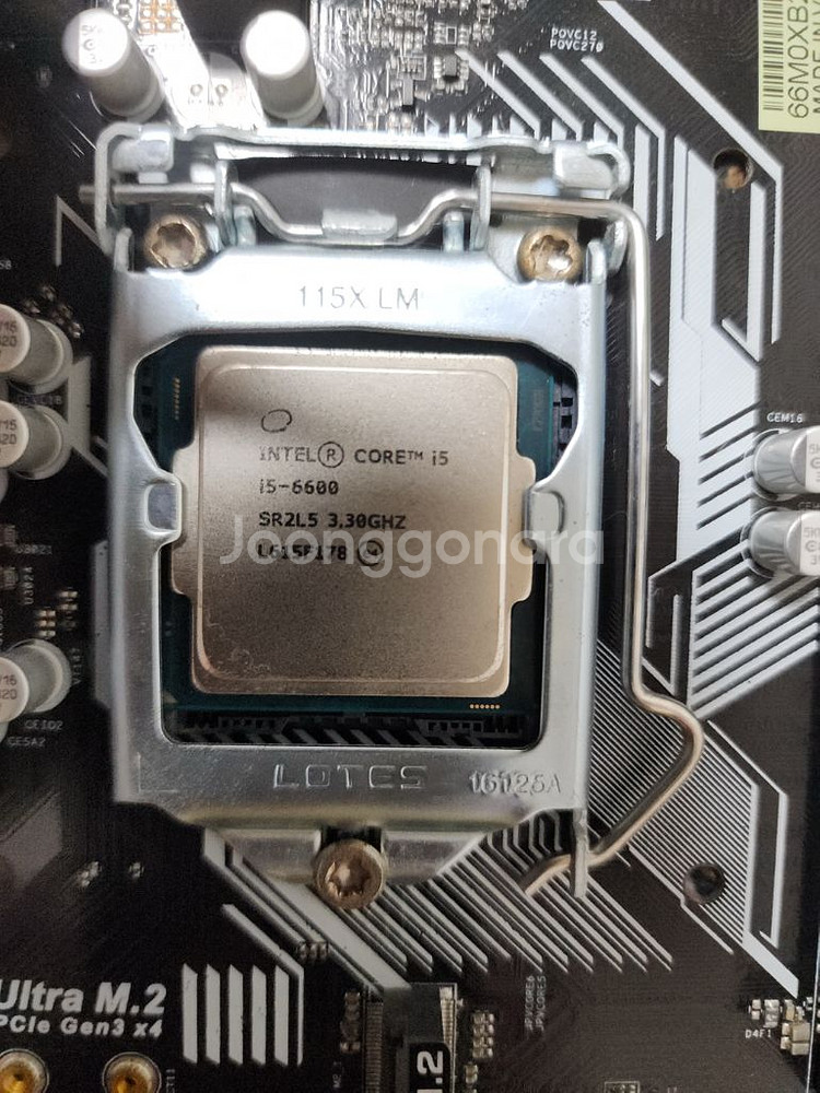 CPU i5-6600. 보드세트--6
