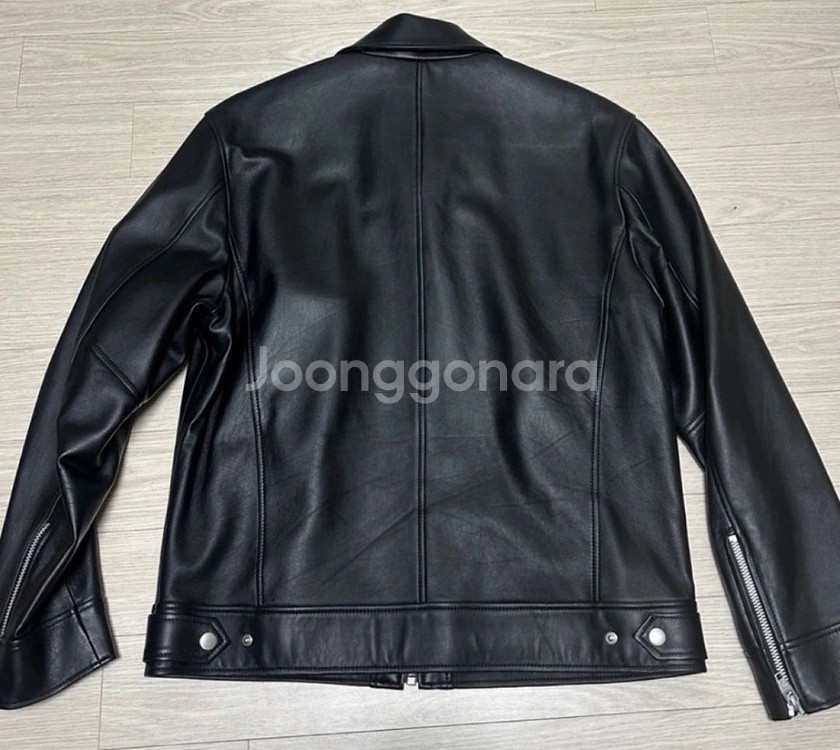 스페로네 램스킨 싱글 라이더 자켓 L사이즈--2
