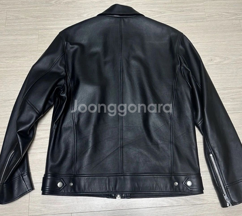 스페로네 램스킨 싱글 라이더 자켓 L사이즈--7