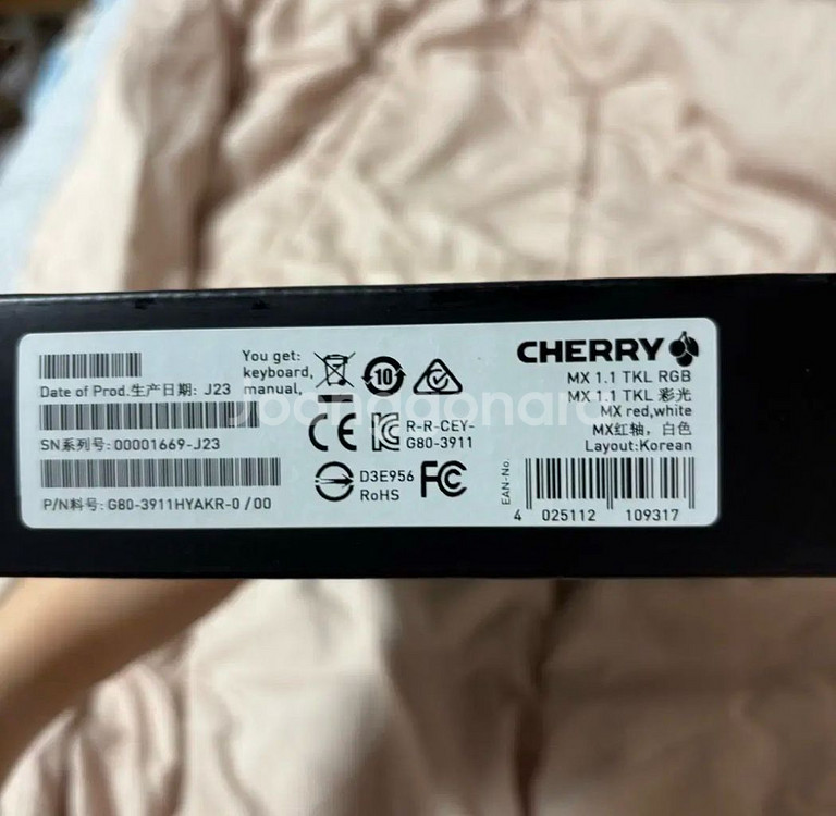 CHERRY MX1.1 TKL 기계식 키보드 적축--4