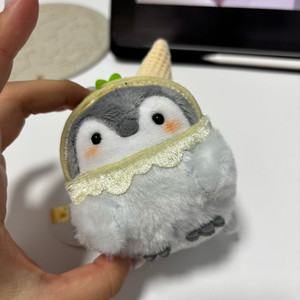바닐라 아이스크림콘 코우펜짱 인형키링