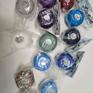 태팅레이스실(리즈베스 40수외) 뜨개실.레이스실