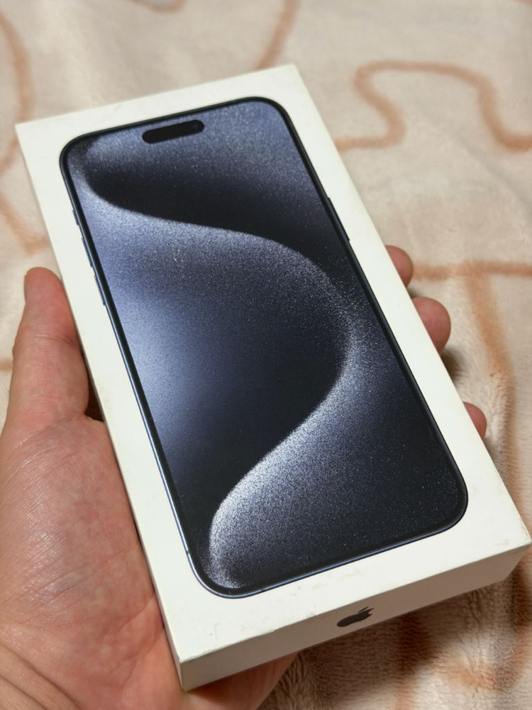 아이폰15 프로맥스 블루 256G 애케플 배터리91% 이미지