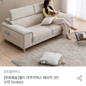 3인 패브릭 소파