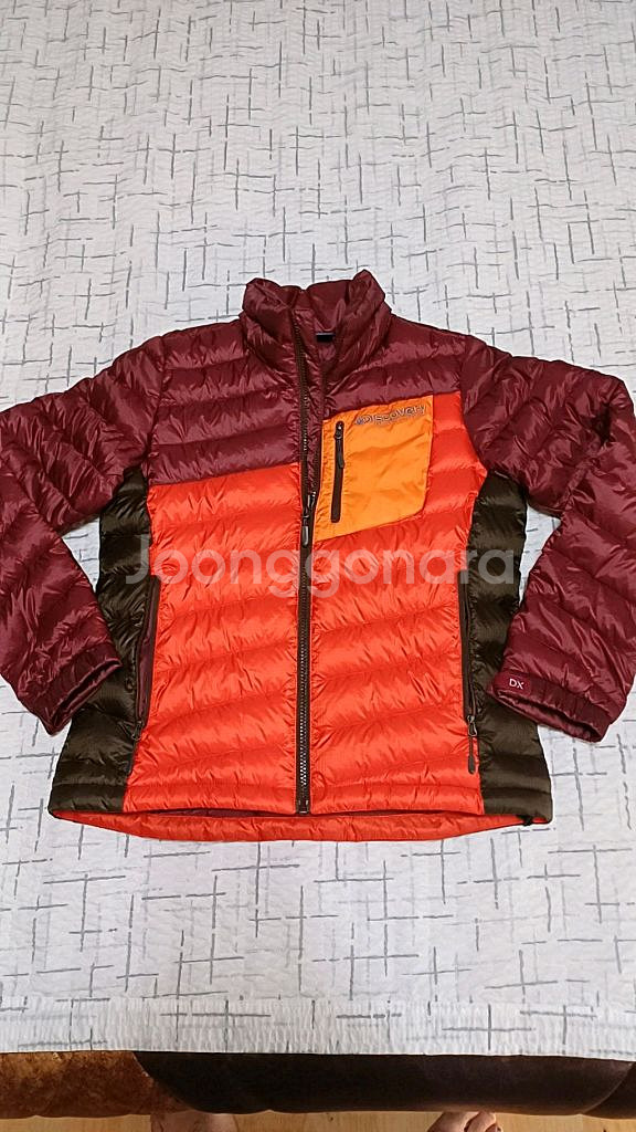 디스커버리 구스경량패딩 90 여성55 가슴48 기장61--0