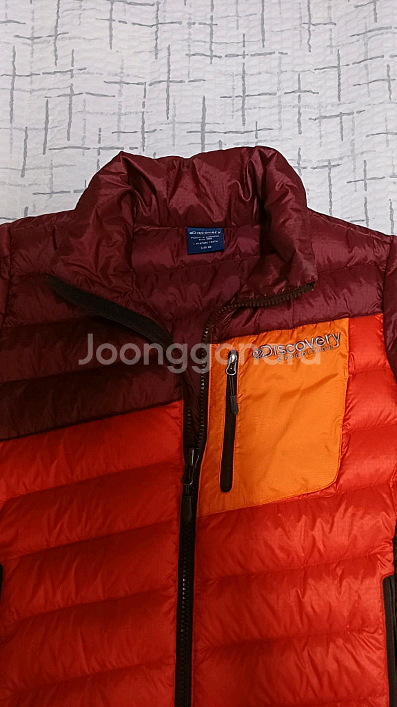 디스커버리 구스경량패딩 90 여성55 가슴48 기장61--1