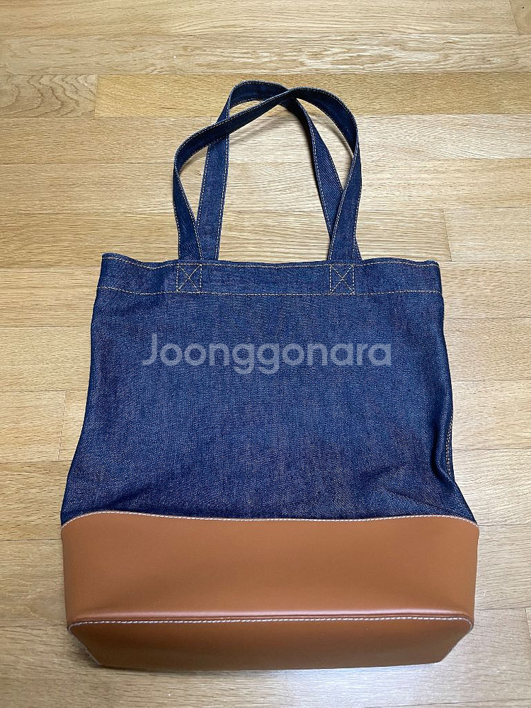 아페쎄 악셀 데님 토트백 팔아요--2