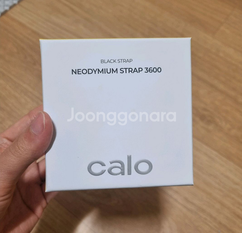칼로 네오디뮴 스트랩 3600 팔찌 블랙 새상품,쇼핑백--2