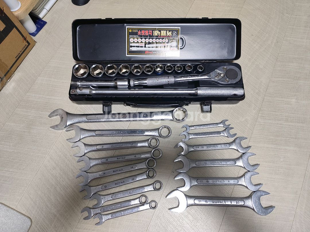 세신 버팔로 소켓렌치 + 콤비네이션 렌치 + 양구렌치--0