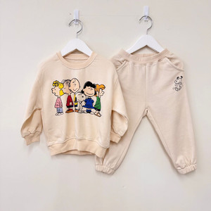 미미씨엘 스누피 맨투맨 상하세트 S (90)