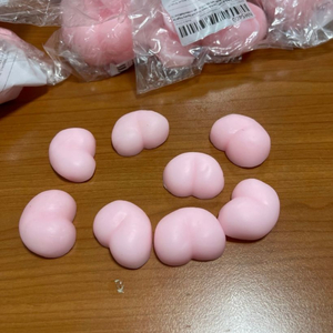 파티용품 책상 꾸미기 실리콘 복숭아 모양 일괄