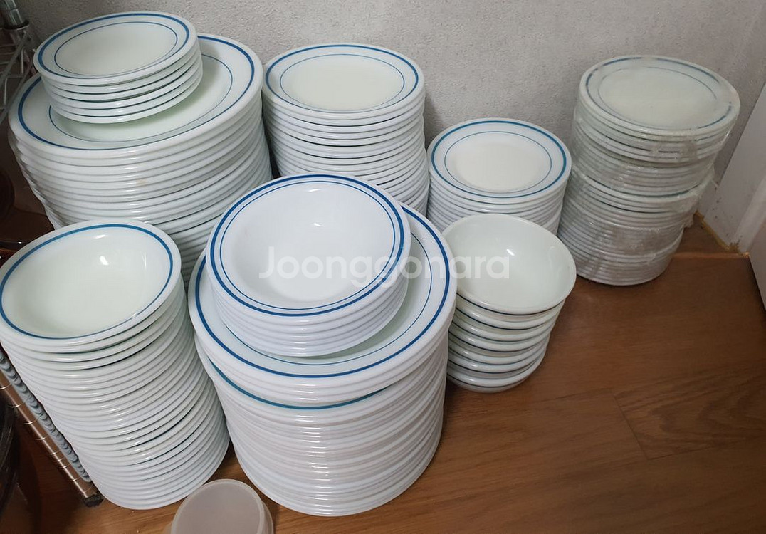 단종된 추억의 빈티지 파이렉스 블루밴드 개당값--1