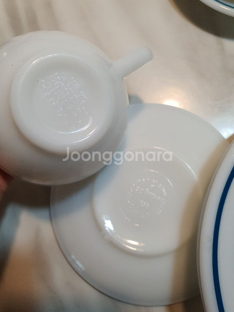 단종된 추억의 빈티지 파이렉스 블루밴드 개당값--9