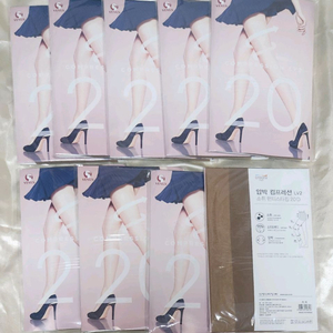 비너스 압박 컴프레션 레벨2 20D 스타킹 커피색