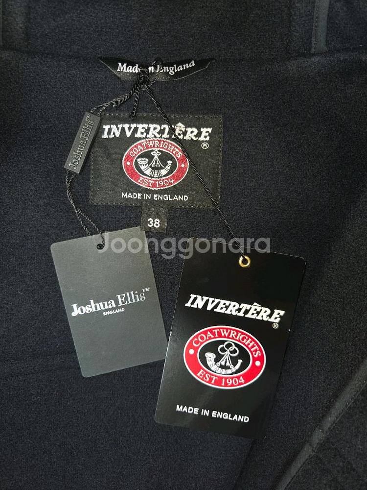 인버티어 더플코트 네이비 38사이즈--6