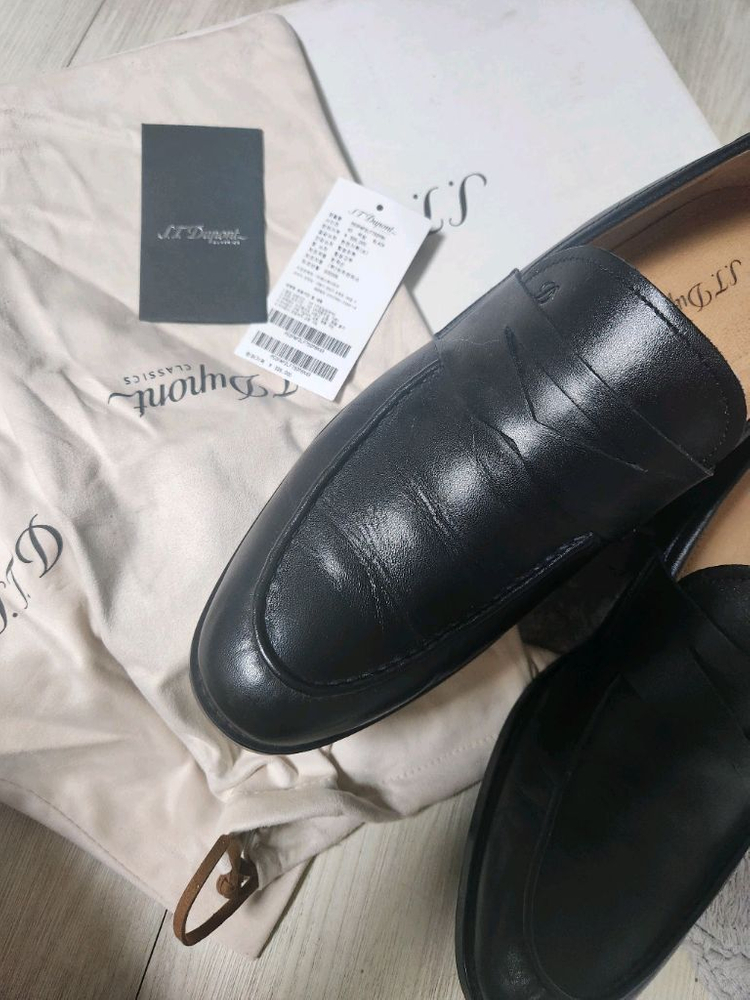 S.T. Dupont 남성 로퍼 블랙 43--6