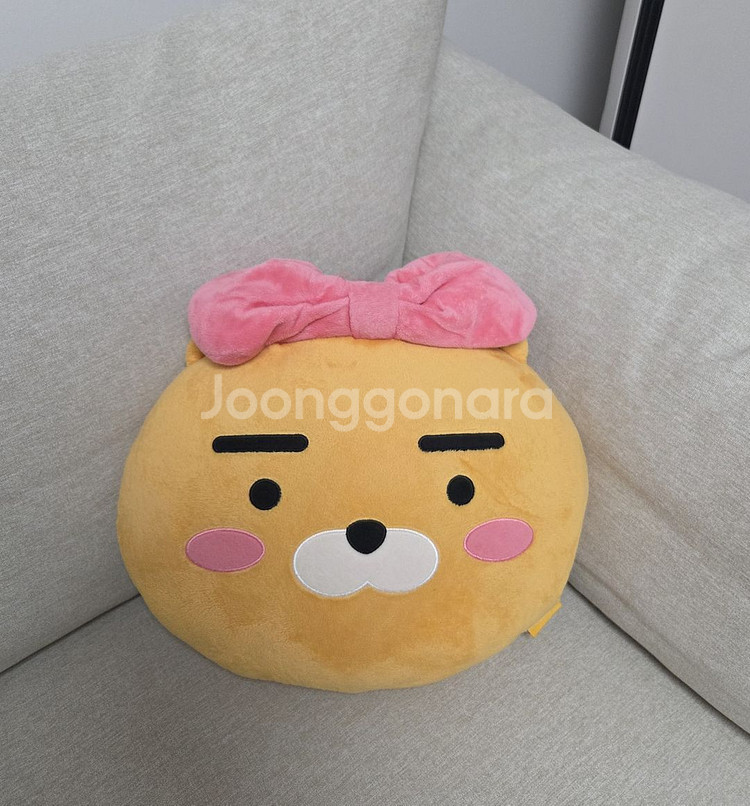 리본 라이언 쿠션 45cm = 2만--0