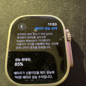애플워치 울트라 1세대 티타늄
