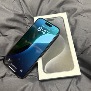 아이폰 15 Pro 블랙 티타늄 256GB