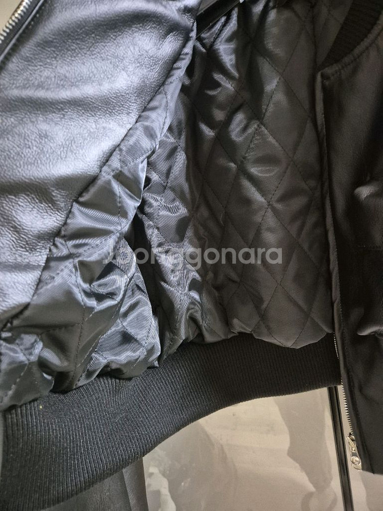 js뉴욕 인조가죽 자켓--3
