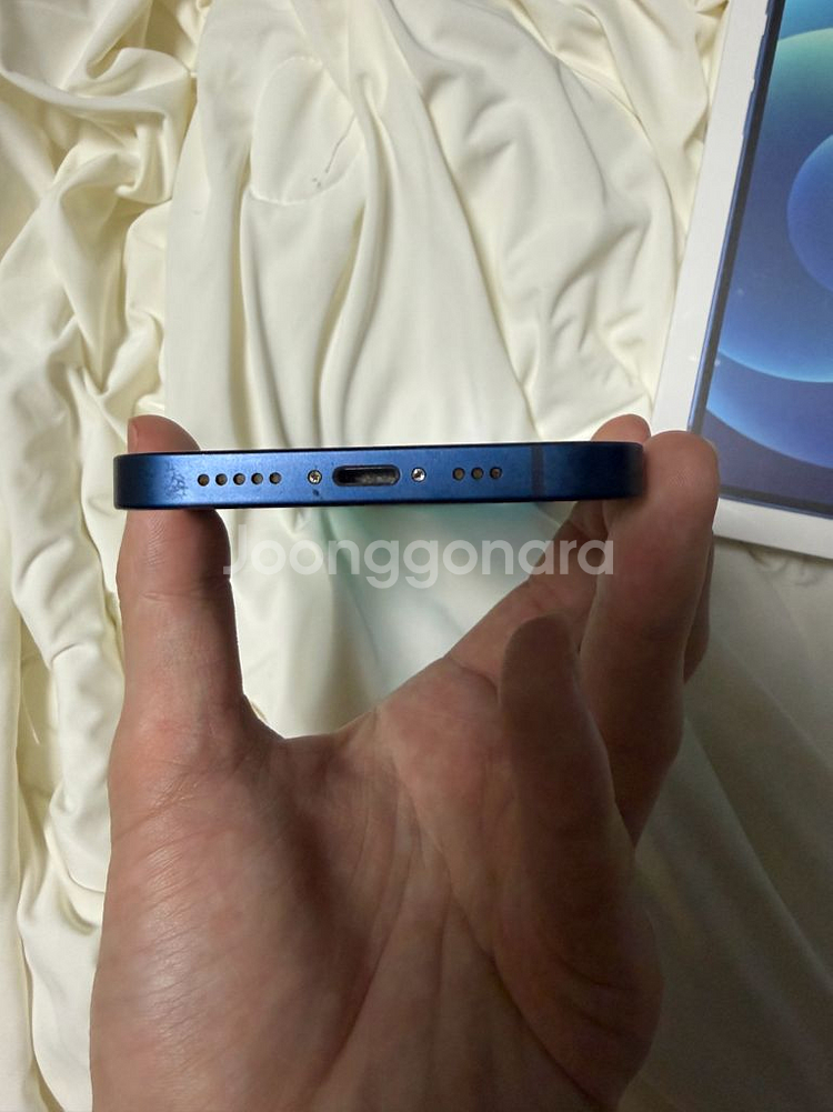 아이폰12 블루 128GB--2