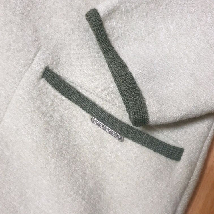 GEIGER 가이거 퀼트라이닝 플라워자수 집업 코트--8