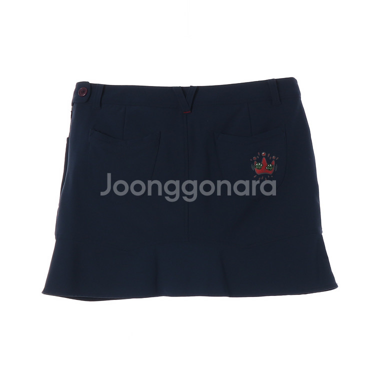 [M]헤지스 골프 네이비 치마바지 미니 스커트 스코트--3