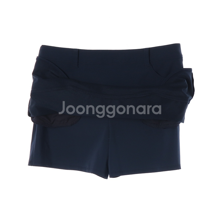 [M]헤지스 골프 네이비 치마바지 미니 스커트 스코트--4