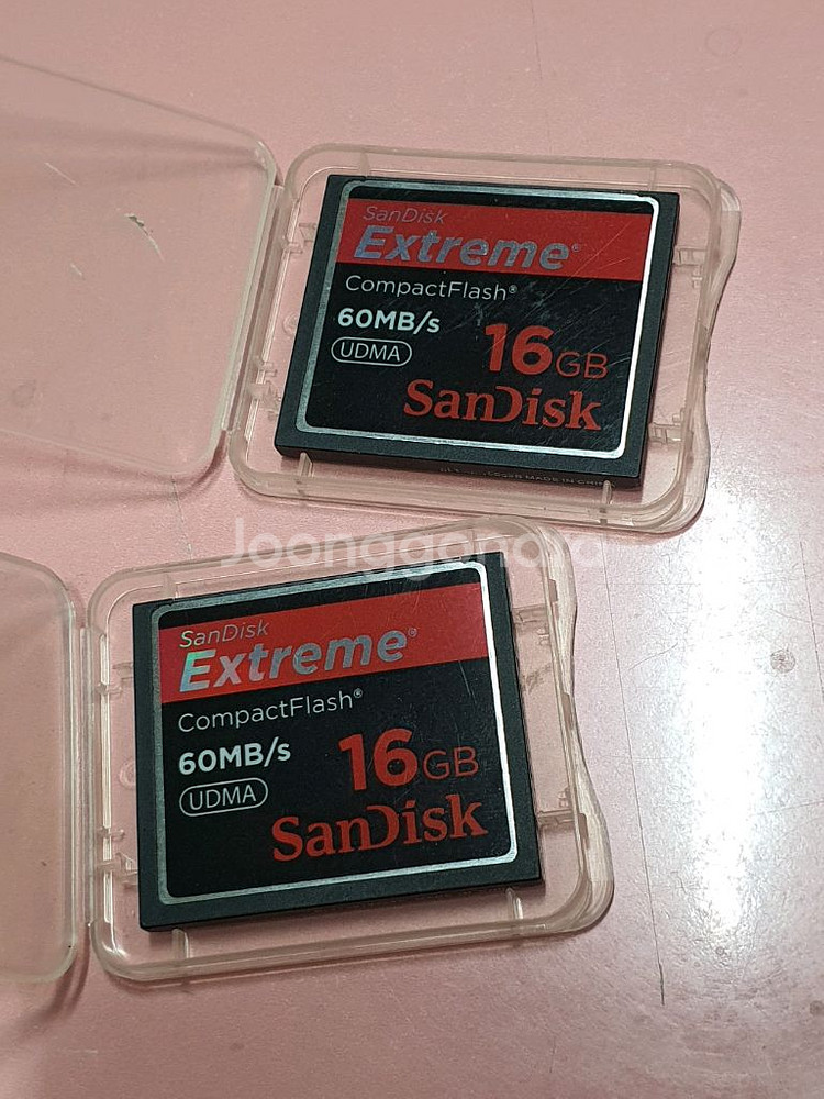 샌디스크 익스트림 16G 2개--2