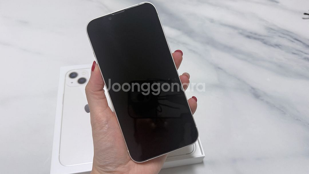 아이폰13 화이트 128g--1