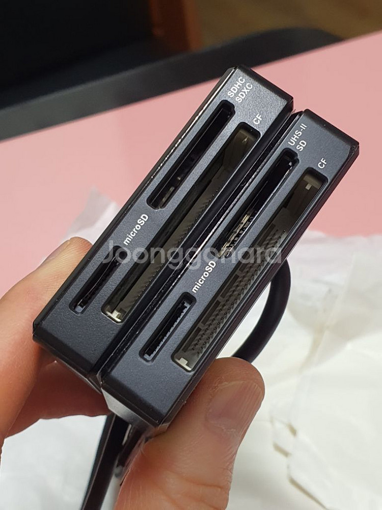 트랜샌드 카드리더기 2개--3