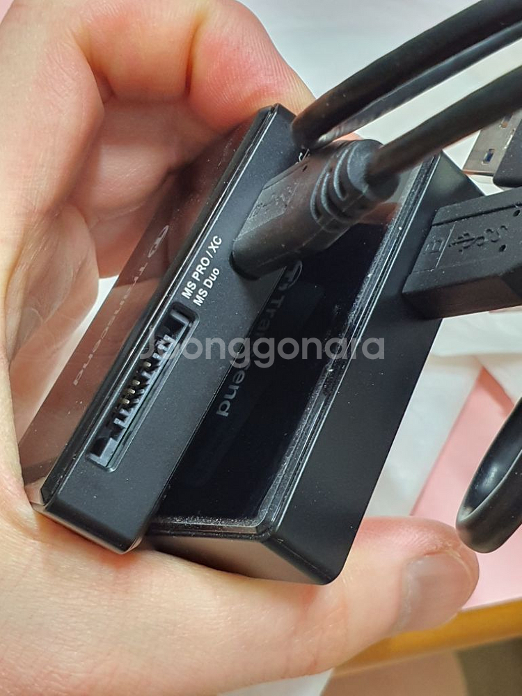 트랜샌드 카드리더기 2개--4