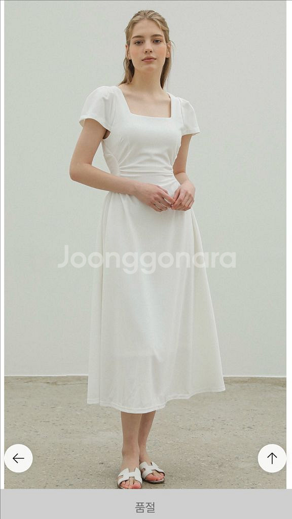 하이버넷soft moonlight dress(새상품)--3