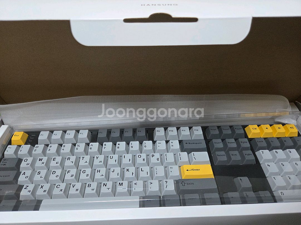 (미사용) 한성 gk798pro 브라운슈가 토독 저소음--2